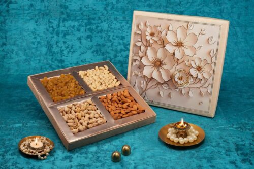 White Floral Box